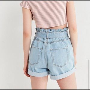 BDG Denim Paper Bag Shorts